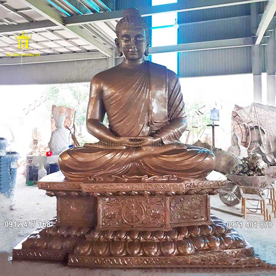  Nhận đúc tượng Phật bằng đồng cỡ lớn cúng tiến vào đình chùa theo yêu cầu 