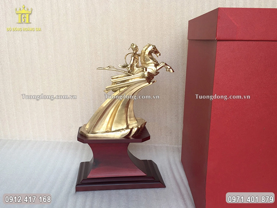 Tượng Thánh Gióng Bằng Đồng Cao 23Cm