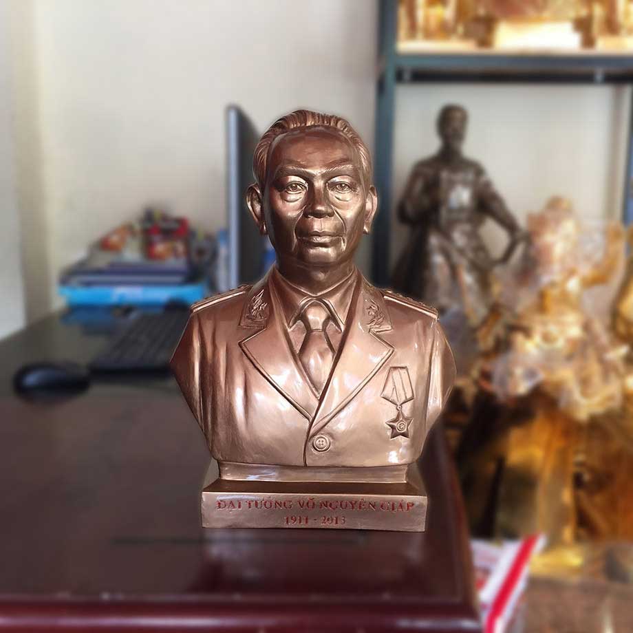 Tượng Bác Giáp Bằng Đồng Đỏ Cao 35Cm