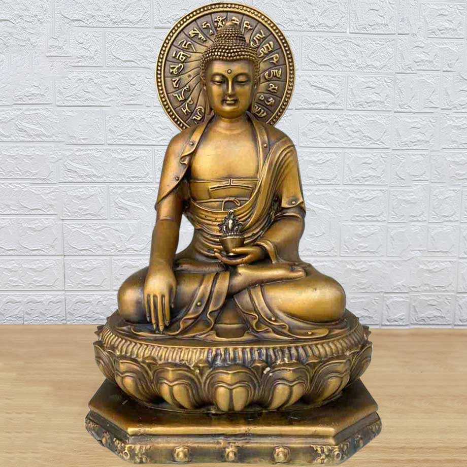 Tượng Đồng Phật Dược Sư Lưu Ly Quang Vương Như Lai