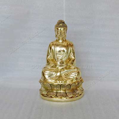 Tượng Phật A Di Đà Bằng Đồng Vàng Cao 40cm - TĐ170