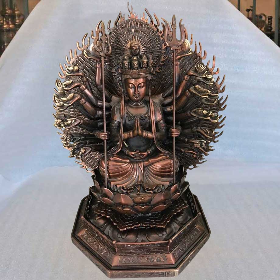 Tượng Đồng Thiên Thủ Thiên Nhãn Quán Tự Tại Hun Giả Cổ