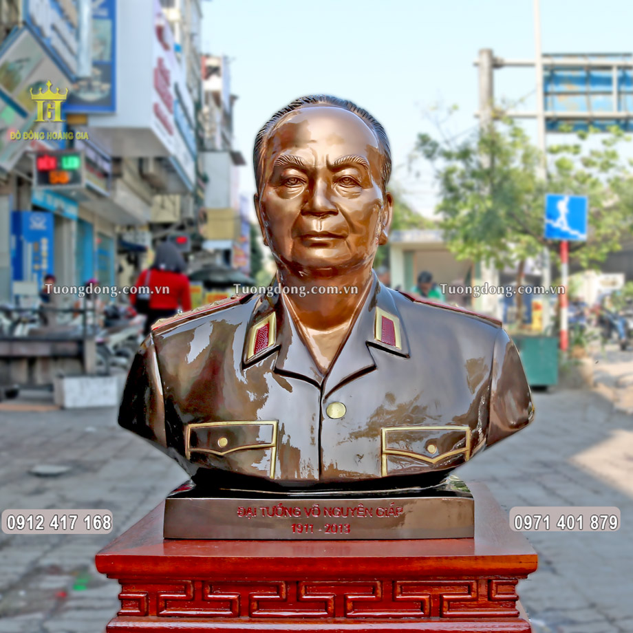 Pho tượng Bác Giáp chế tác theo yêu cầu khách hàng tại Hà Nội