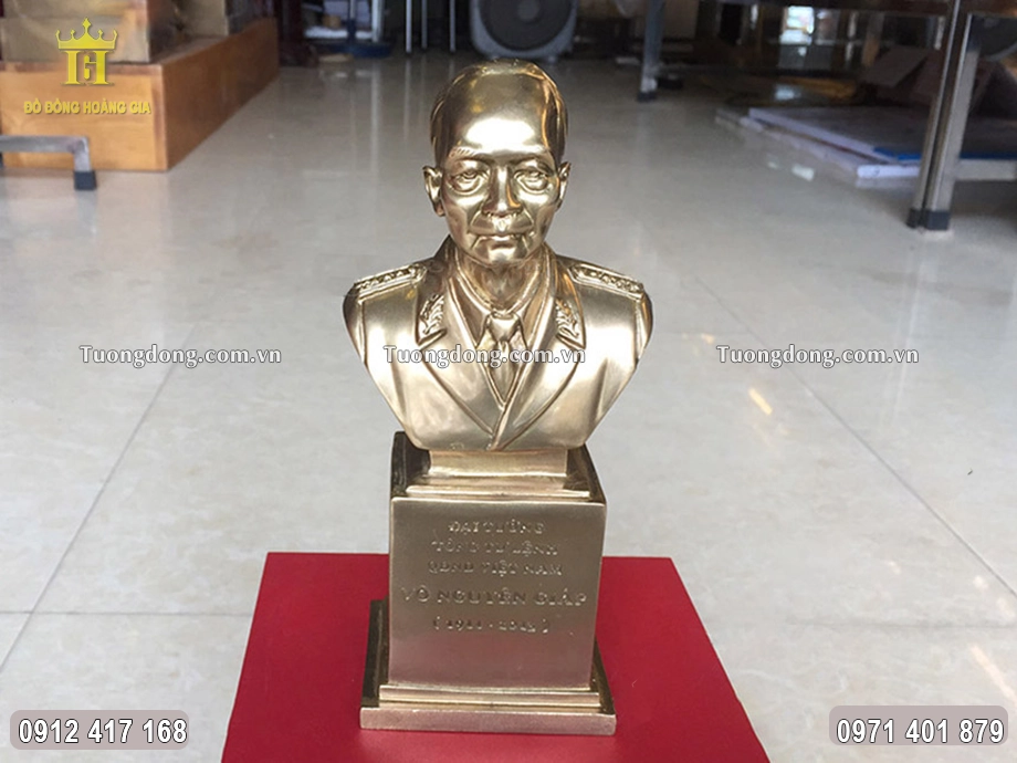 Tượng Chân Dung Đại Tướng Võ Nguyên Giáp Đế Đồng
