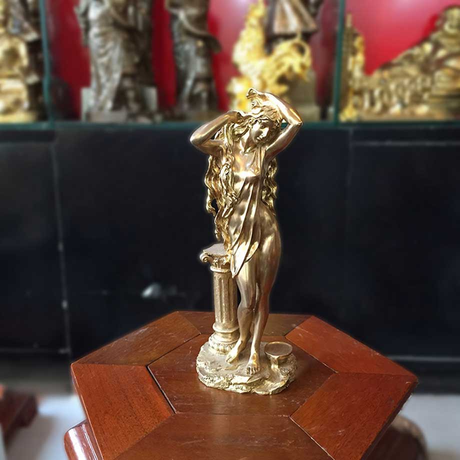 Tượng Đồng Aphrodite Nữ Thần Tình Yêu Và Sắc Đẹp Hy Lạp