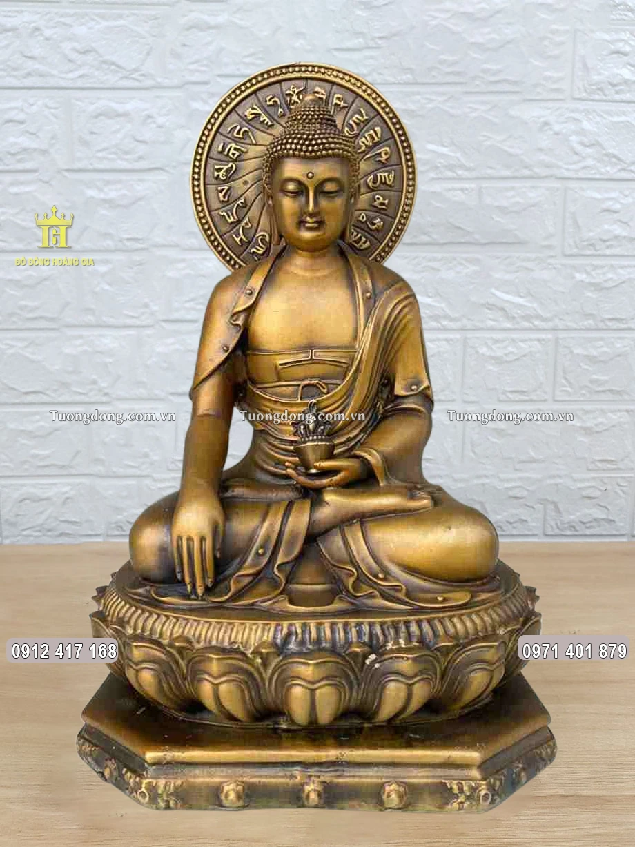 Tượng Đồng Phật Dược Sư Lưu Ly Quang Vương Như Lai